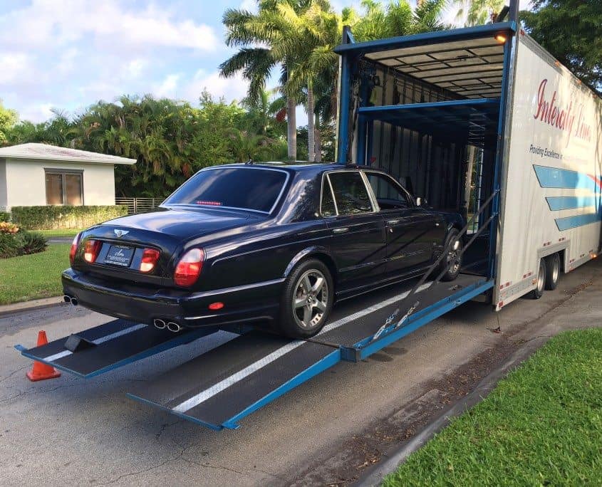 shipping a luxury car