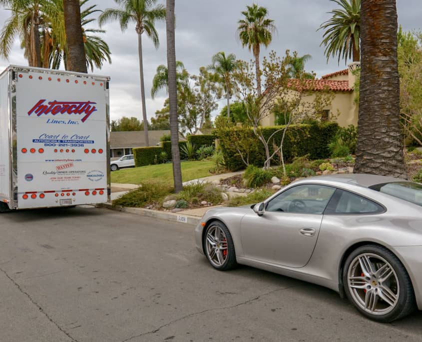 shipping a porsche to florida intercity lines