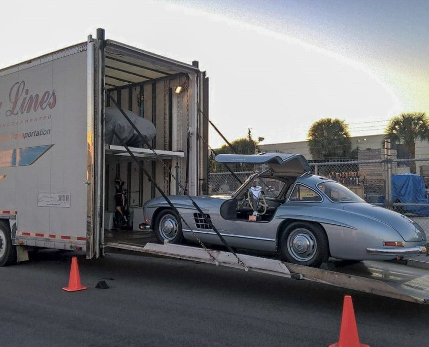 transporting a classic car