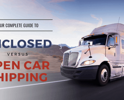 guide to enclosed versus open car shipping