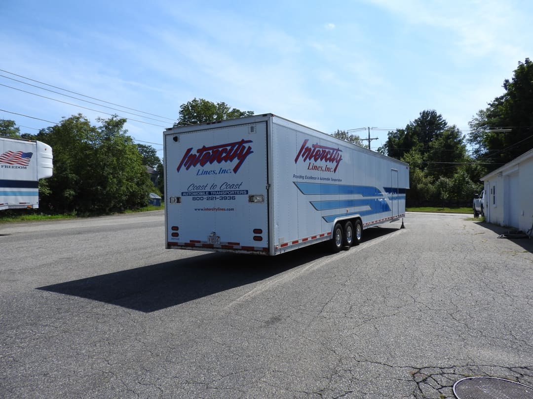 gold rush air ride car hauler