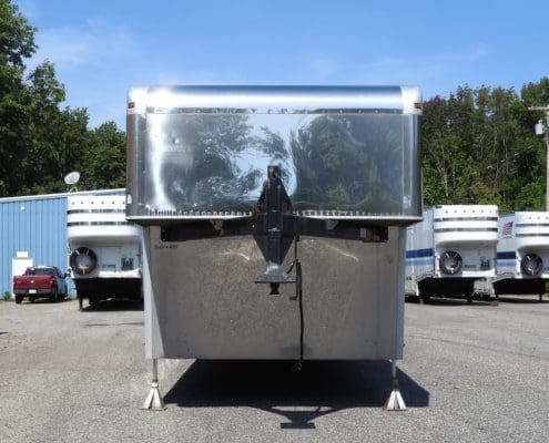 2 car air ride auto transport trailer