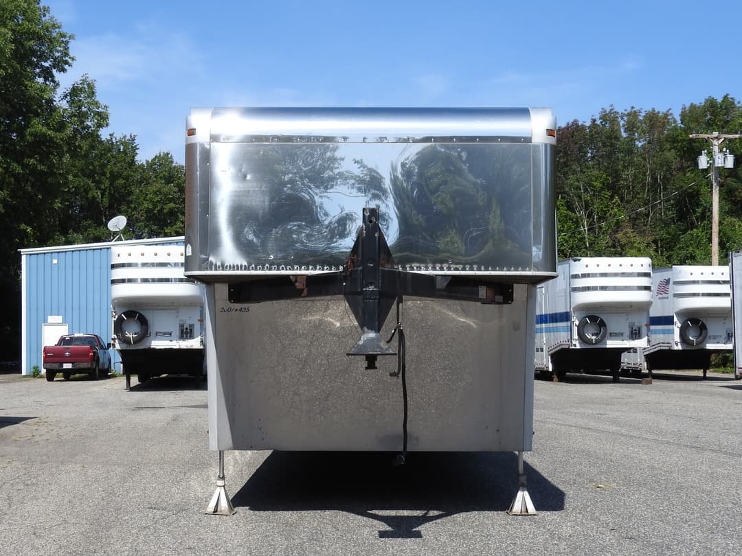 2 car air ride auto transport trailer