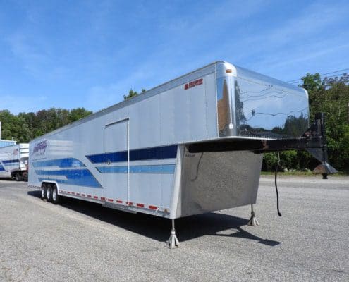 enclosed gold rush car hauler