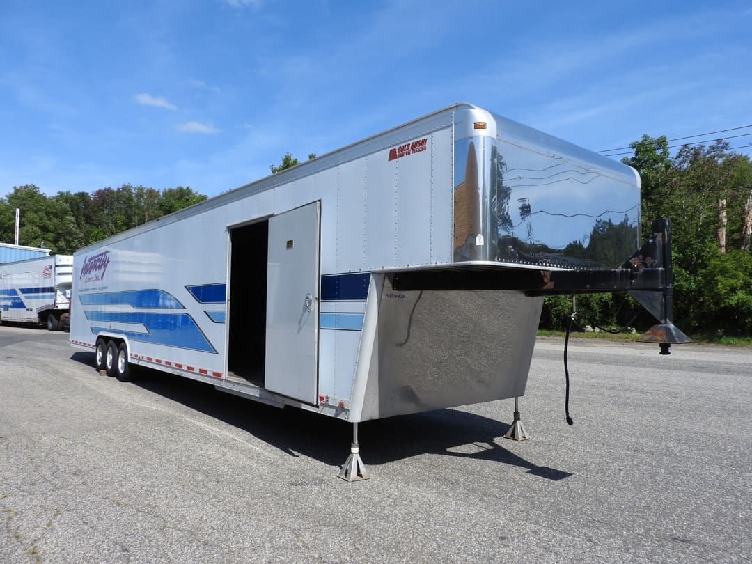 door of gold rush 2 car trailer for sale