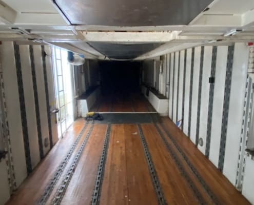 2000 Enclosed 6 Car trailer with Lift Gate for Sale - bottom floor
