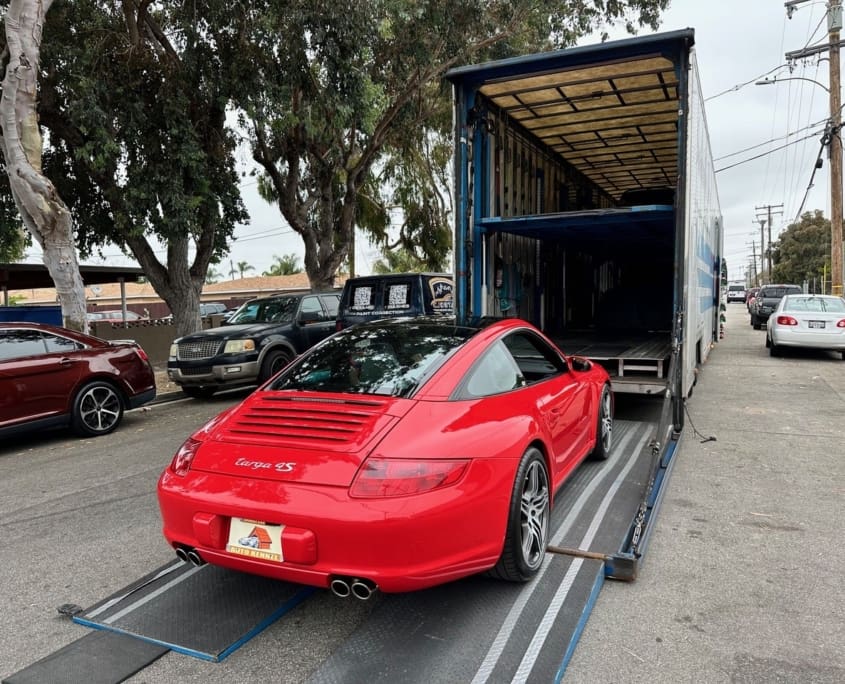 Shipping a 07 997 porsche c4s targa from the Auto Kennel